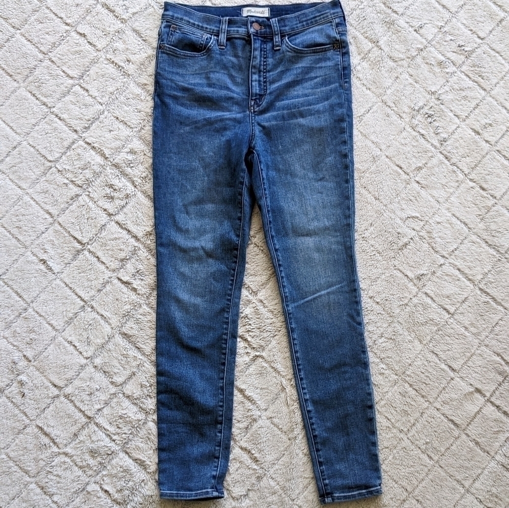 Madewell 10” Roadtripper Skinny Jeans Women’s 27 High Rise Medium Wash